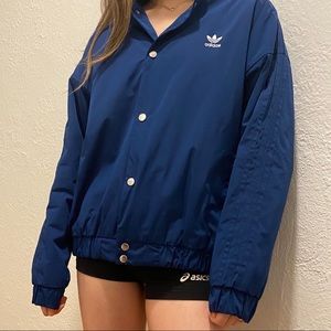 Adidas Navy blue bomber Jacket